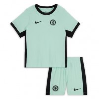 Chelsea Fotballklær Tredjedraktsett Barn 2023-24 Kortermet (+ korte bukser)